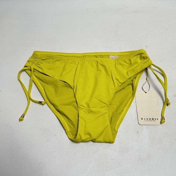 NEW BLUMOSS CARENA HALTER HIPSTER BOTTOM ONLY - LIME YELLOW XS - Picture 5 of 13